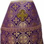 Priestly vestments with brocade purple color