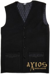 Black vest (cashmere on synthetic winterizer - фото