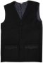 Black vest (cashmere on synthetic winterizer